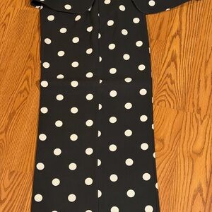 Black and White Polka Dot Dress